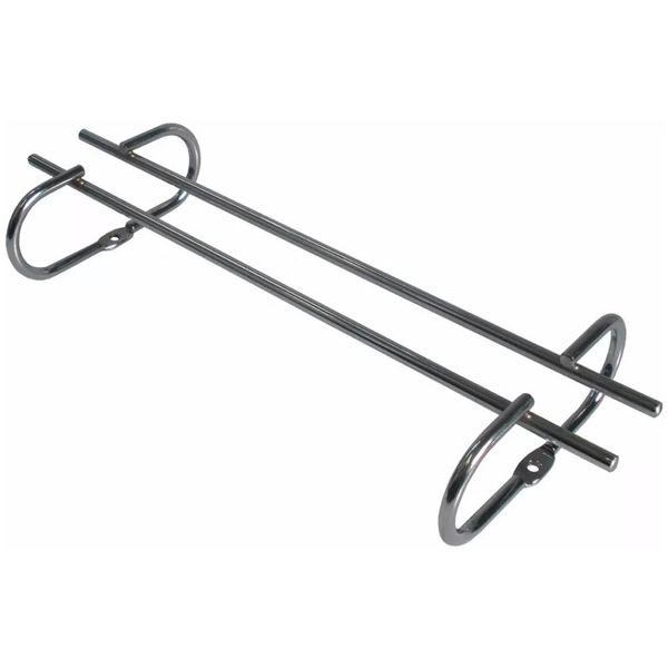 5 Suportes Organizador De Armário Porta Taças Cromado 35cm