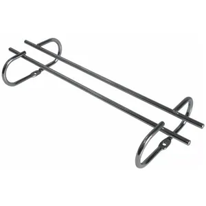5 Suportes Organizador De Armário Porta Taças Cromado 35cm