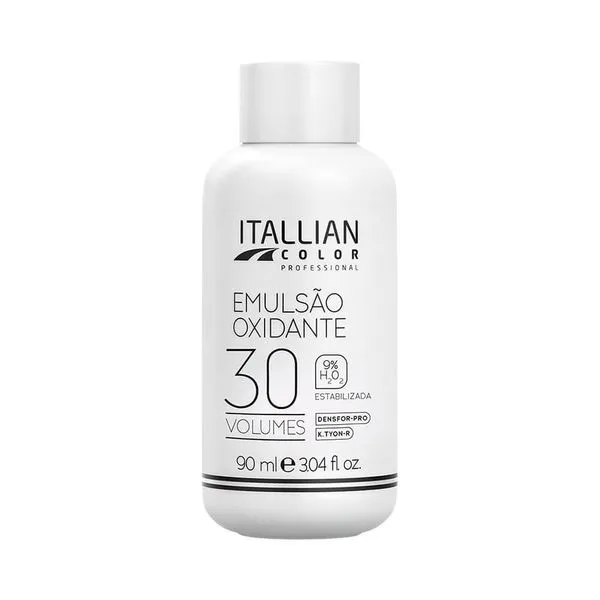 Emulsão Oxidante Itallian Color 30 Volumes 90ml Emulsao Itallian 90ml Ox Volume 30