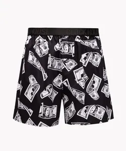 cueca samba canção de algodão dinheiro preto P
