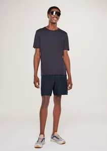 Bermuda Esportiva Masculina Com Recortes - Azul XG