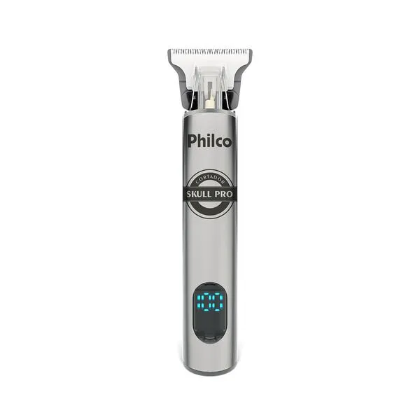 Máquina de Cortar Cabelo Philco Sem fio + Display Led PCRE1 Bivolt