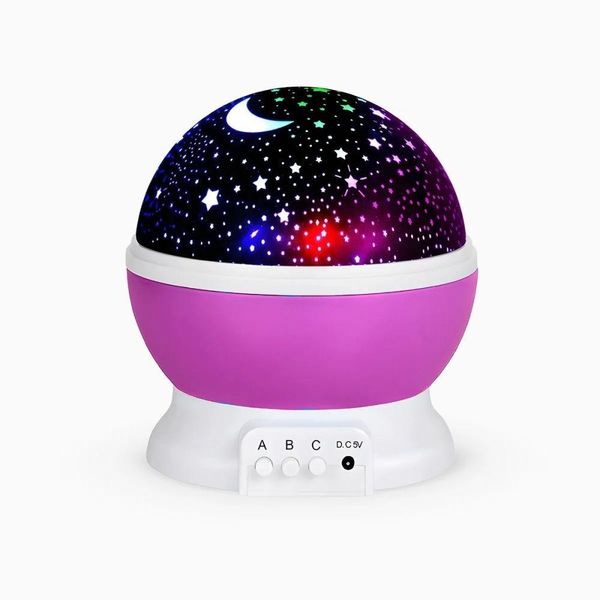 Luminária Projetor Estrelas 360º Abajur Star Master - Leve O Céu Para Dentro Do Quarto Com A Luminária Estrela 360º