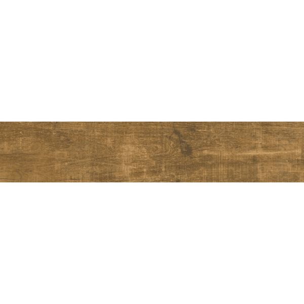 Piso Relique Retificado Acetinado Marrom 25x110cm 1,92m2 (Lote 125)