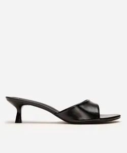 tamanco feminino salto fino mindset preto 35