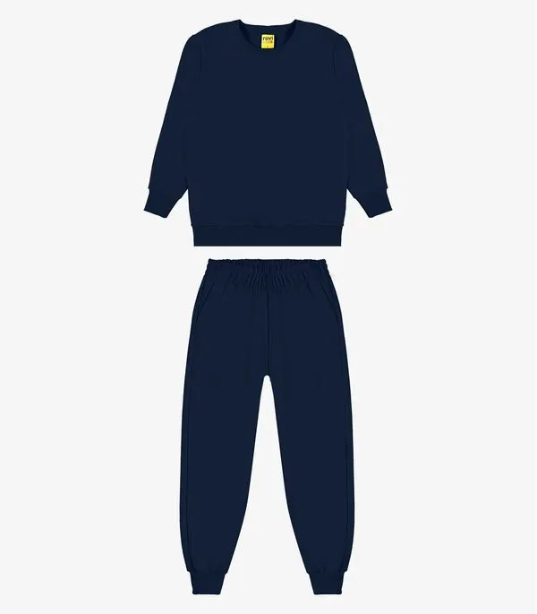 Conjunto Blusão com Calça Menino Rovi Kids Azul 14
