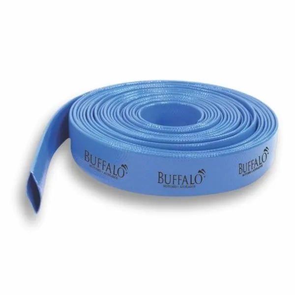 Mangueira Chata Pvc 4'' 4bar Com 50 Metros Buffalo