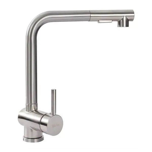 Torneira Gourmet Monocomando de Mesa Bica Extensível Aço Inoxidável Escovado TOR-011 Stillus Home Torneira Gourmet Monocomando Bica Extensível Inox Escovado TOR-011 Stillus Home