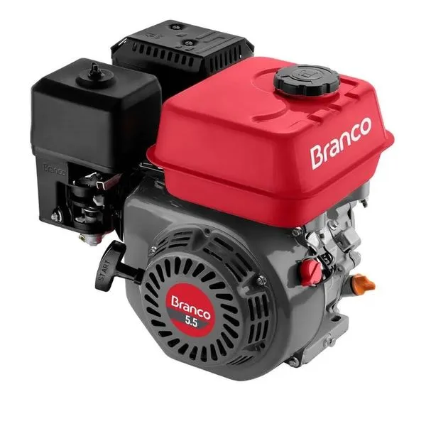Motor Estacionário A Gasolina Branco Partida Manual 5,5 Cv B4t-5.5h (MP)