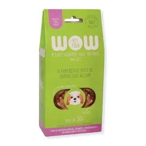 Petisco Gourmet para Cães Frango e Alecrim Wow 50 g