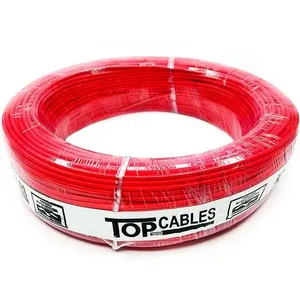 Cabo Elétrico Top Cables 6mm 50 Metros Vermelho (MP)