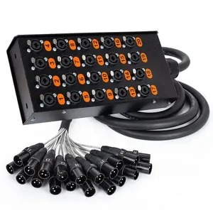Medusa Combo 20 Vias Profissional com Conectores XLR Anilhados 15 metros