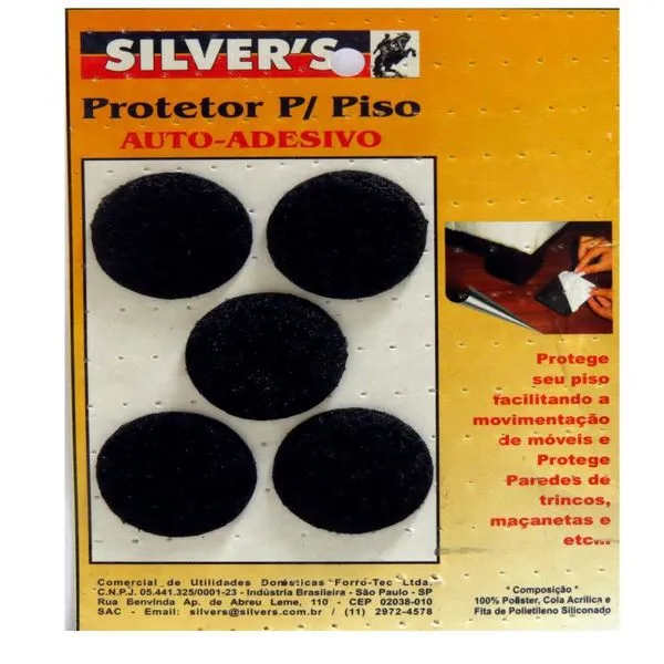 Protetor de Piso Redondo M - 774 - SILVER'S
