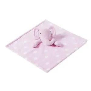Naninha Bebê Loaní Elefantinho 36x36cm Rosa 3107 (MP)