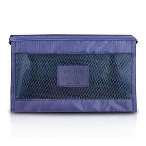 Necessaire Com Tela Jacki Design Azul Escuro