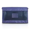 Necessaire Com Tela Jacki Design Azul Escuro
