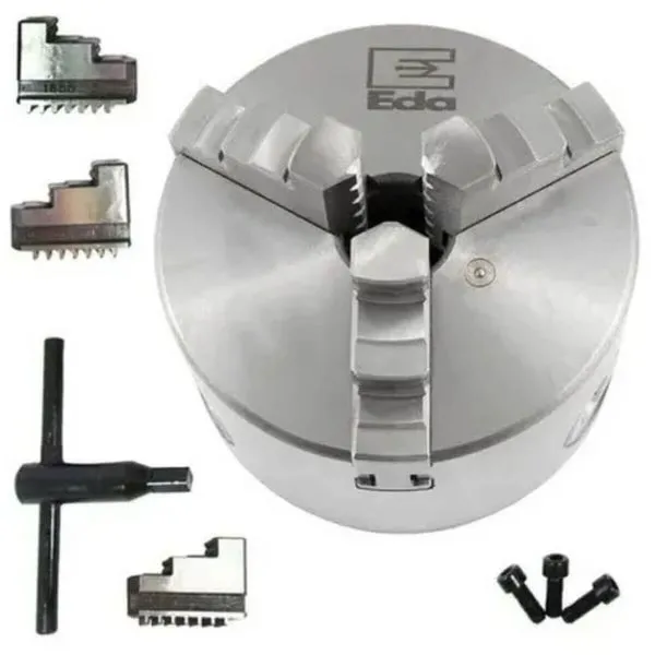 Placa para Torno Com 3 Castanhas 130mm - 2GK - EDA