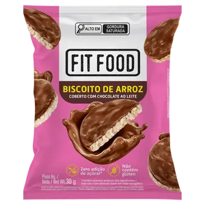 Biscoito Fit Food Arroz Ao Leite Zero 30g