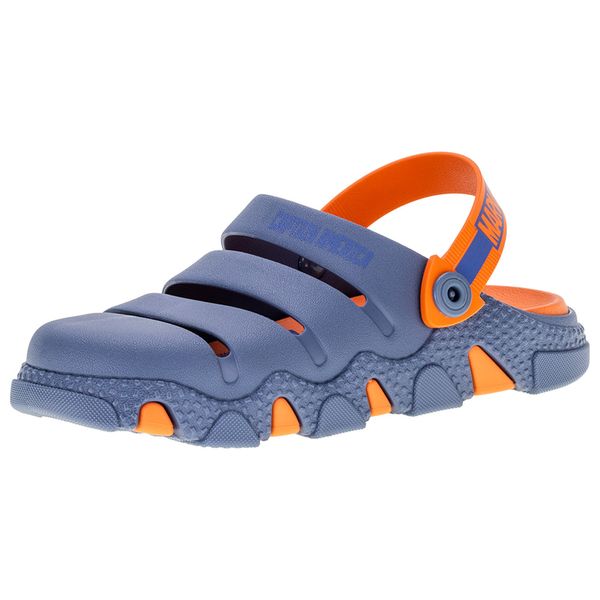 Babuche Infantil Marvel New Hit Grendene Kids - 22983 CINZA/LARANJA 30