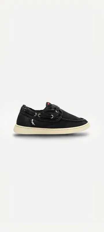 Tênis Mini Canvas Preto/Vermelho-branco - 31