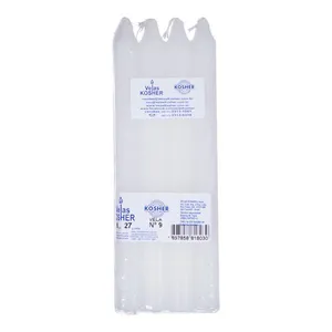 Velas N.09 8 Unidades Kosher Parve