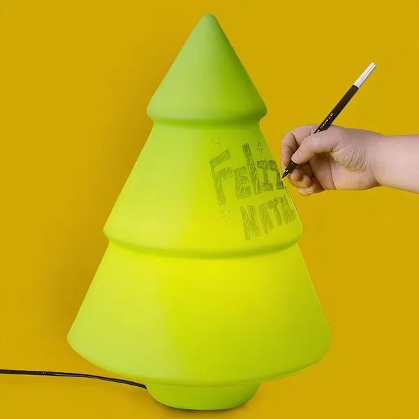 Luminária Árvore de Natal - Recados Interativa para Mensagens em Polietileno Bivolt Verde Desembrulha Luminária Árvore de Natal – Recados Interativa Polietileno Bivolt Verde Desembrulha