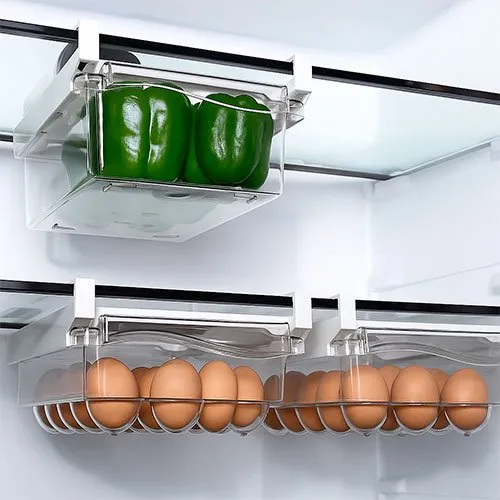 Organizador De Geladeira Taste Home 3 Peças Transparente T-BI