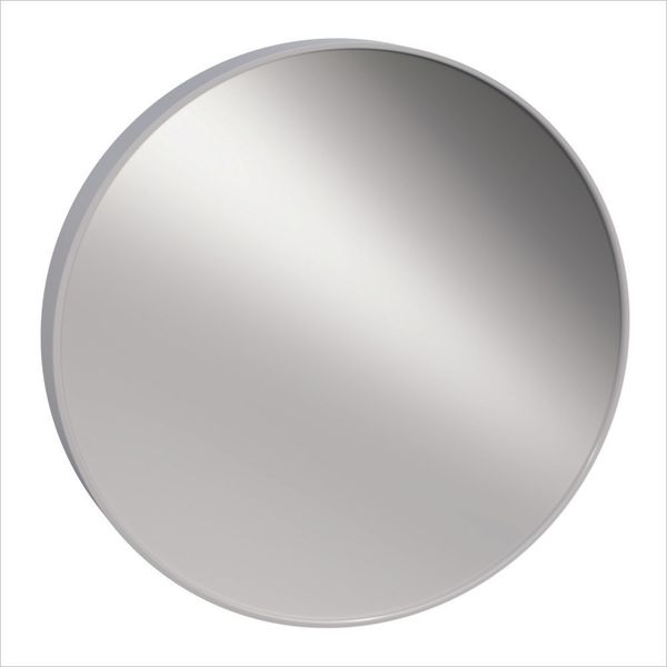 Espelho Redondo Perfil 480Mm Silver Crismetal