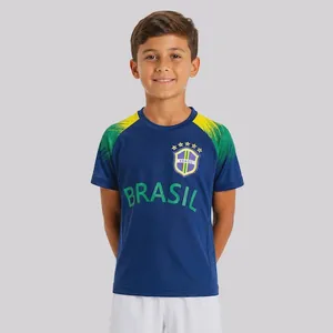 Camisa Brasil Raglan Infantil