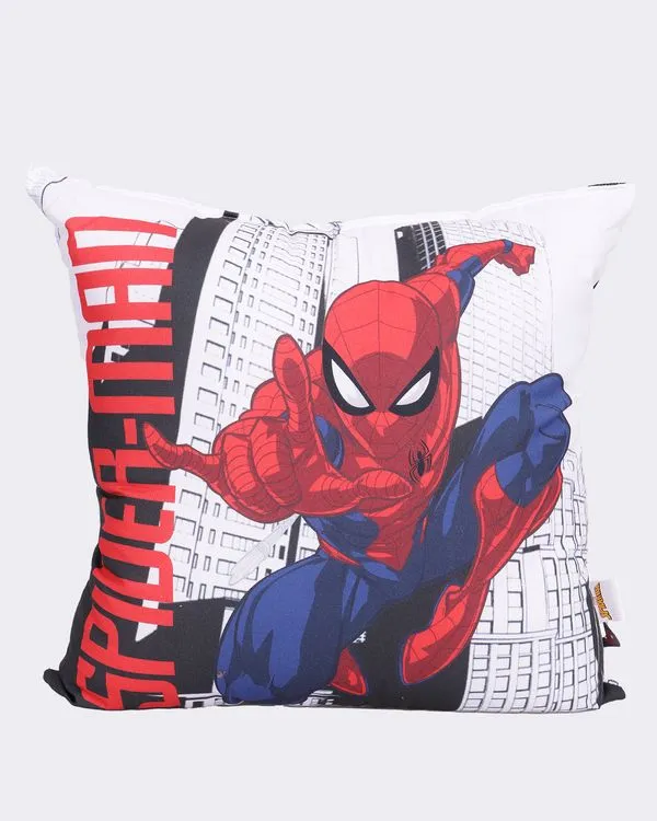 Almofada Infantil 40cmx40cm Marvel Homem Aranha Branca UN