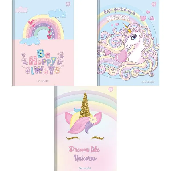 Caderno Brochura 1/4 Always Love 80 Folhas Sortido - Animativa