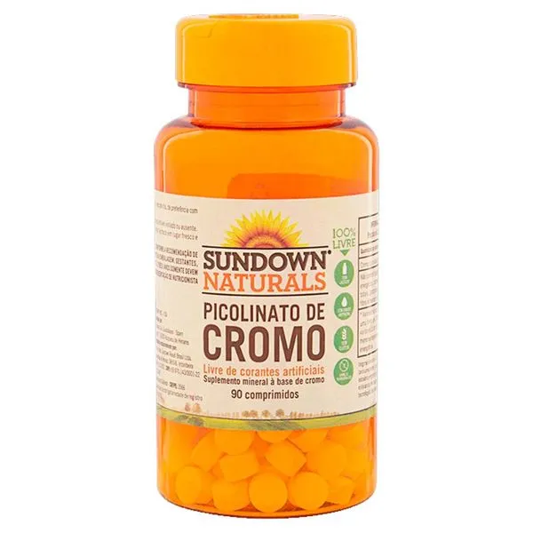 Picolinato De Cromo Sundown 90 Comprimidos