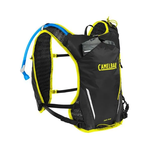 Mochila de Hidratação Trail Run Vest para Corrida com Reservatório de Água Preto Mochila de Hidratação Trail Run Vest para Corrida com Reservatório Preto