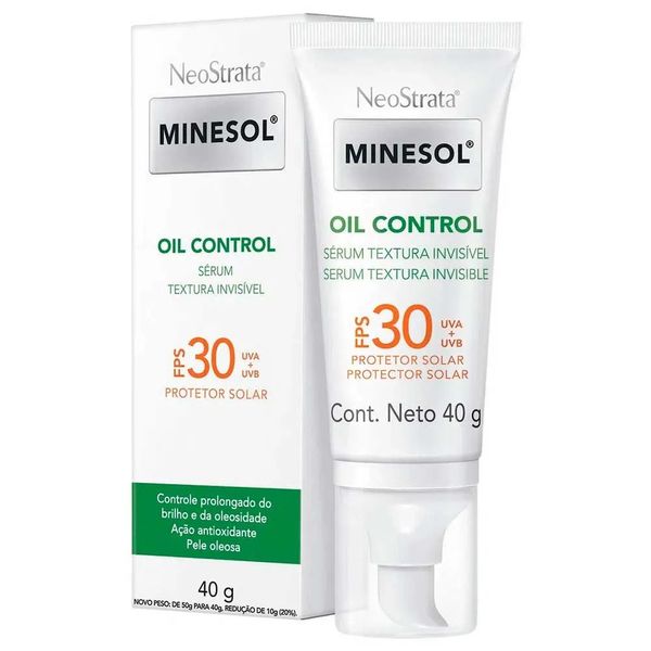 Kit com 3 Unidades de Protetor Solar Neostrata Sérum Minesol Oil Control Fps30 40g