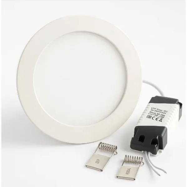 Plafon Painel de LED Redondo de Embutir GT6768-3000-15 15W 110-220V Branco Quente Lorben Plafon Painel de LED Redondo GT6768-3000-15 15W 110-220V Branco Quente Lorben