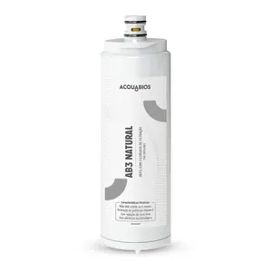 Refil para Purificador de Água Acquabios Ab3 Natural 1005-0045 Tripla Filtragem Compatível Ibbl Refil para Purificador de Água Acquabios Ab3 Natural 1005-0045 Tripla Filtragem