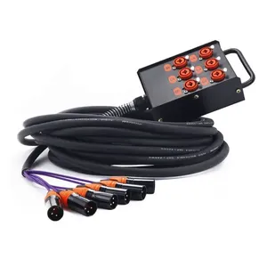 Medusa 6 Vias Montada com Conectores Profissionais 45 metros