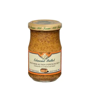 Mostarda Dijon com Pães de Especiarias Edmond Fallot – 205g