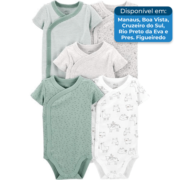Conjunto 5 Peças Macacão Simple Joys Carter'S A-BI