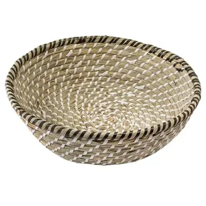Centro de Mesa G Redondo Ambiente Caule de Taboa E Palha 36x11x25cm LM2500AMB - honeyhome
