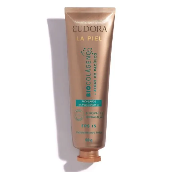 Hidratante Para Mãos Eudora La Piel Bio Colágeno Algas Do Pacífico Fps15 50g