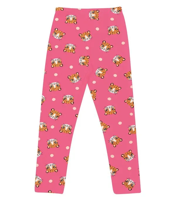 Legging Infantil Estampada Molecotton Rovitex Kids Rosa 16