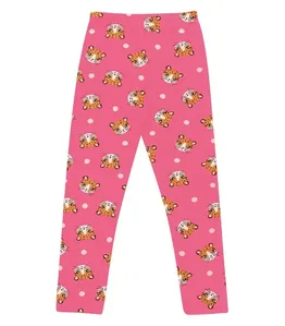 Legging Infantil Estampada Molecotton Rovitex Kids Rosa 16