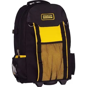 Mochila para Ferramentas com Rodinhas FMST514196 com Puxador Ergonômico e Base Impermeável Preto Stanley Mochila para Ferramentas com Rodinhas FMST514196 com Rodas e Puxador Preto Stanley