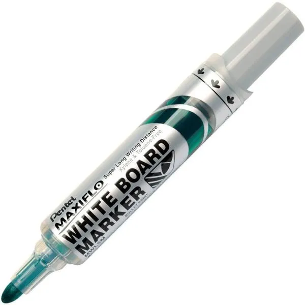 Marcador Para Quadro Branco De Alta Capacidade Maxiflo Pentel Verde