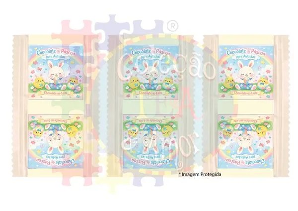 Kit 18 adesivos de Páscoa religiosos para tabletes de chocolates 5 cm - Faça você mesmo