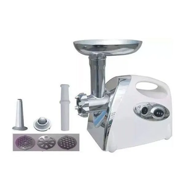 Moedor de Carne Frango Profissional Elétrico 110V 2800W com Funil para Linguiça e Discos Top Total Moedor De Carne Frango Profissional Eletrico Maquina De Moer 110V