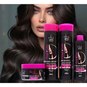 Kit Soul + Liso Garantido Com Shampoo, Condicionador, Máscara Capilar E Leave-in