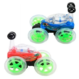 Carro Super Ação 360 com Luzes Controle Remoto Plástico Sortido LJM205 - honeyhome