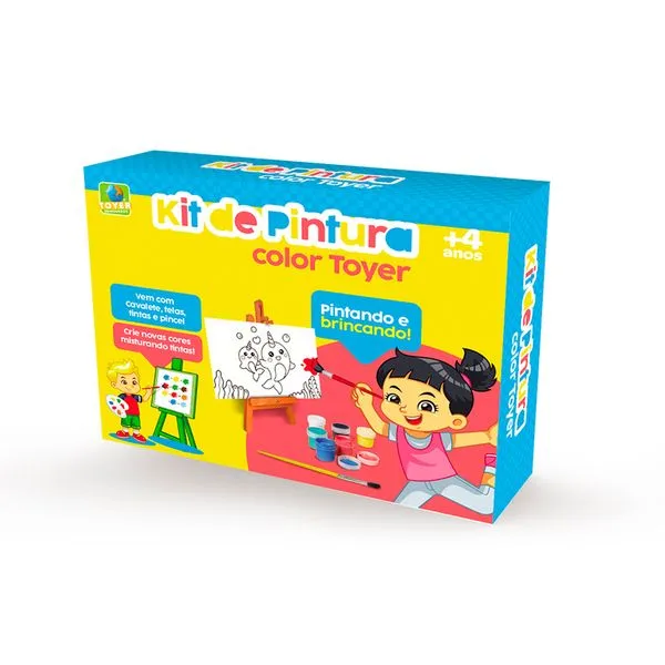 Kit de Pintura Color 3500 - Toyer Brinquedos